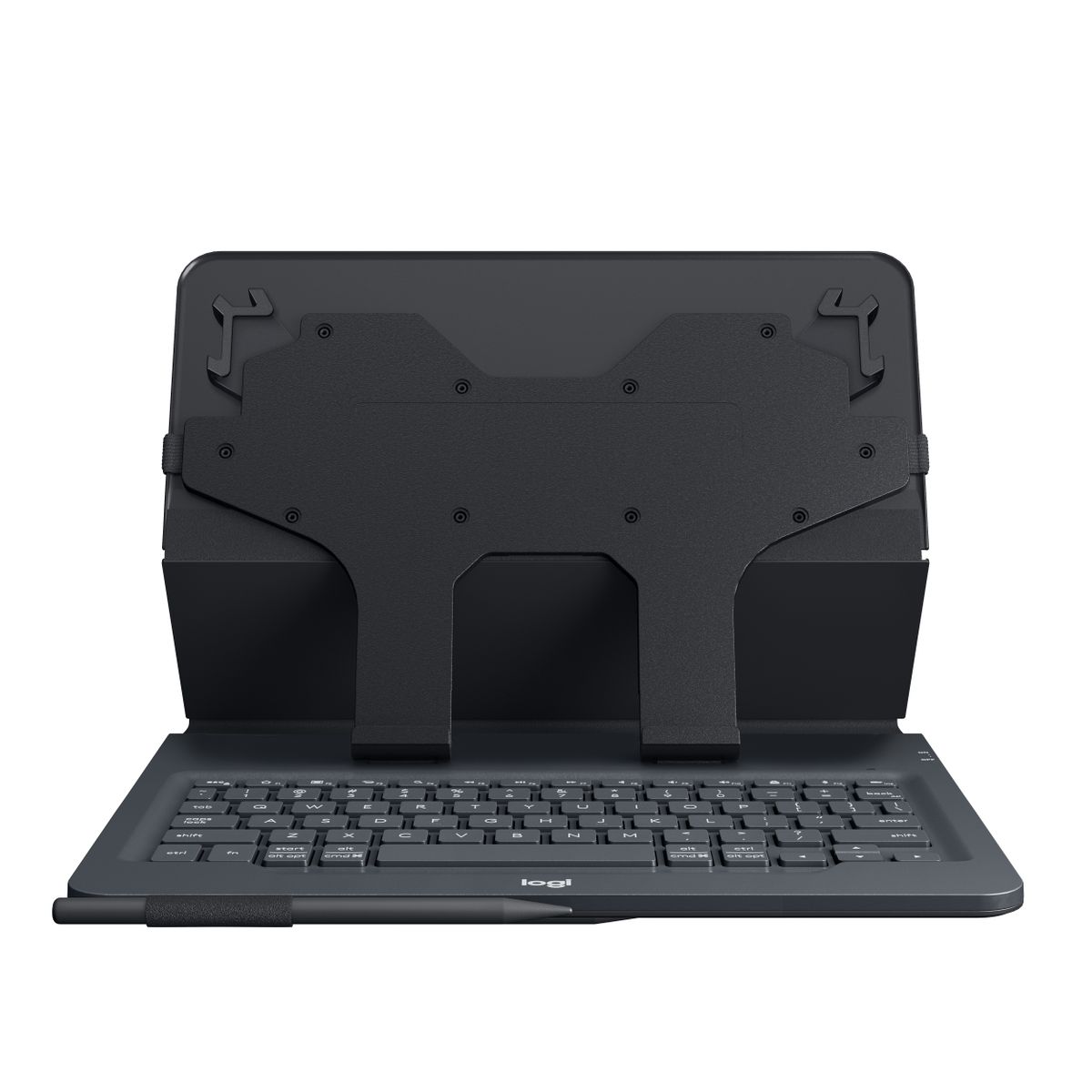 logitech Universal Folio Tastatur für Mobilgeräte Schwarz Bluetooth FR-Layout