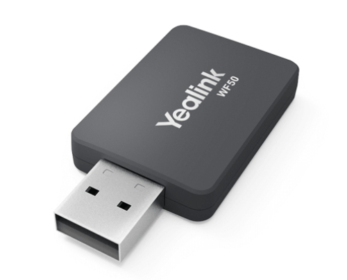 Yealink SIP Ass. WF50 WiFi Dongle WF50, Wireless, USB, WLAN, WF50 (WF50, Wireless, USB, WLAN, Wi-Fi 5 (802.11ac), 433 Mbit/s, Black)