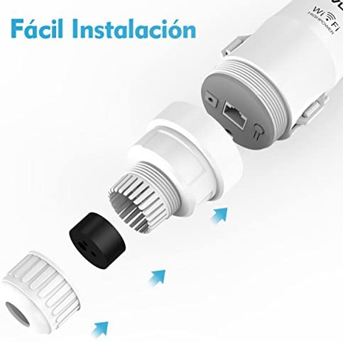 WAVLINK AC600 Dual Band Outdoor WiFi Repeater Access Point, Repeater/Ap Mode/Router/WISP, 2.4GHz 150Mbps + 5GHz 433Mbps, Passive PoE Model, 100m+, White