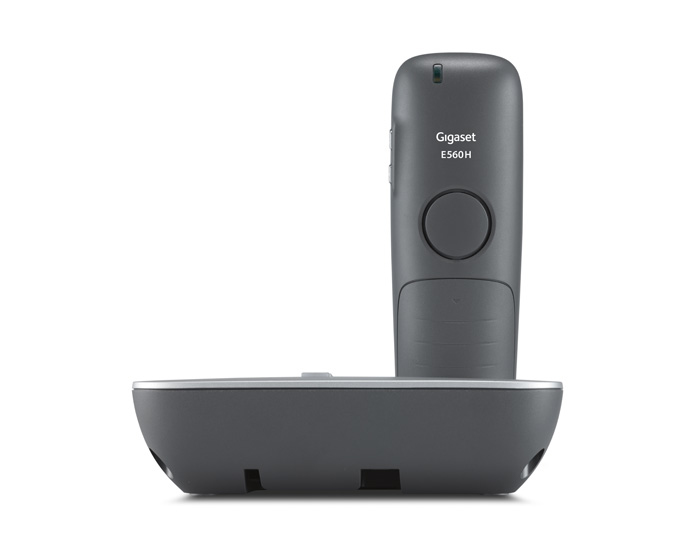 Gigaset E560A DECT-Telefon/Silber Anrufer-Identifikation FR