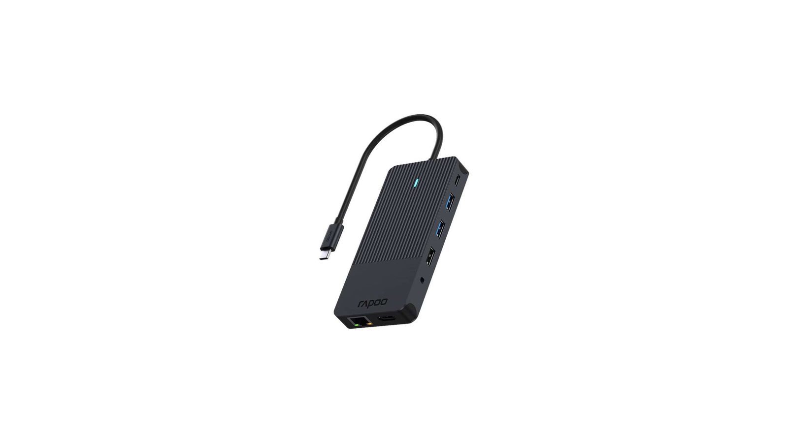 Rapoo UCM-2006 12-in-1 USB-C Multiport Adapter 100W Power Delivery HDMI DisplayPort LAN USB-C USB-A 3.0 microSD AUX v1.0