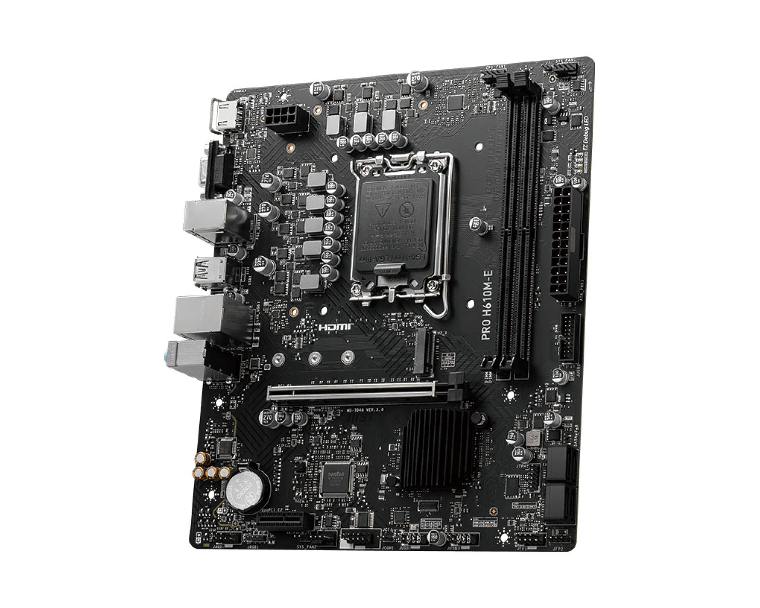MSI PRO H610M-E Motherboard Intel H610 LGA 1700 micro ATX