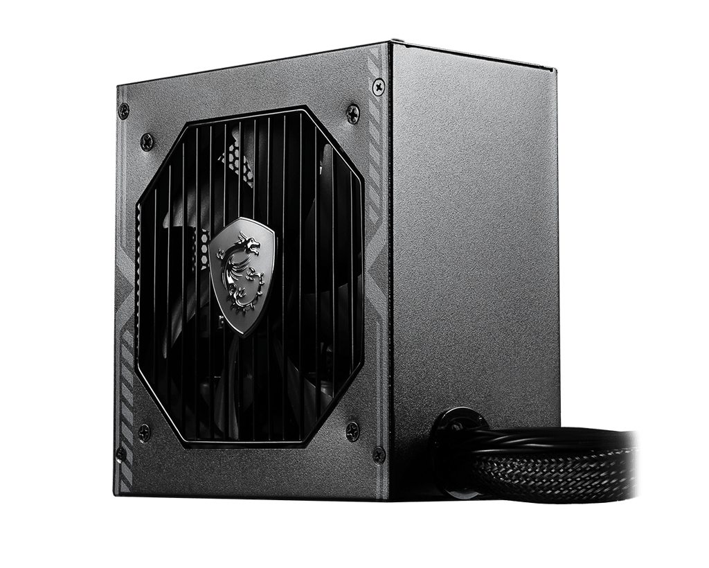 MSI MAG A650BN 650 W Netzteil ATX 80 PLUS Bronze, 20+4 Pin, 12 cm Lüfter, Nicht-modular, Schwarz, EU Stecker