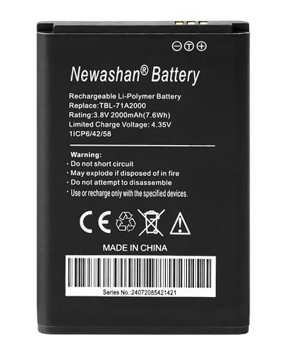 NEWASHAN TBL-71A2000 Akku 3,8 V 2000 mAh Li-Polymer, Ersatz für TP-Link M7350 M7300 M7200 M7000 M5350 M5250 TL-TR761 TL-TR861