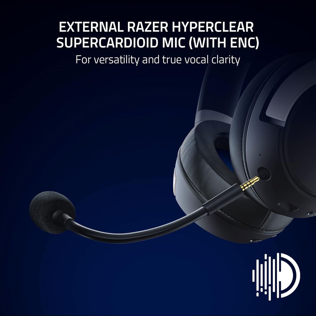 Razer Kaira Pro HyperSpeed PlayStation Licensed Gaming Headset Dual Wireless Stereo for PS PC Mobile Black/White