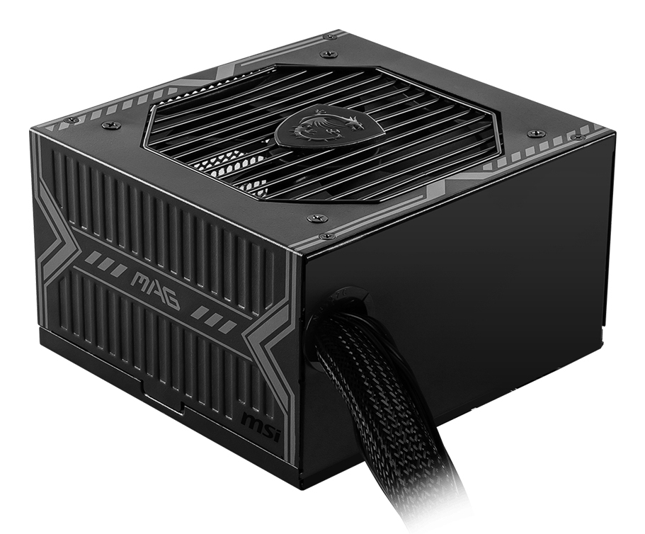 MSI MAG A650BN 650 W Netzteil ATX 80 PLUS Bronze, 20+4 Pin, 12 cm Lüfter, Nicht-modular, Schwarz, EU Stecker