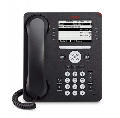 avaya 700480585-9608IP Deskphone, VoIP-Telefon, H.323, SIP, 8Leitungen (Zertifiziert und Generalberholt)