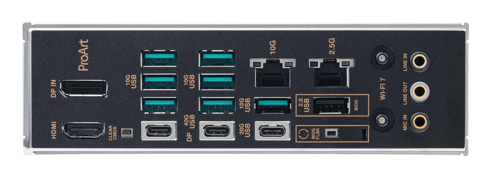 ASUS ProArt X870E-CREATOR WiFi Mainboard, AMD X870E Chipsatz, Sockel AM5, ATX, DDR5, USB4, 10G + 2.5G LAN, Wi‑Fi 7, Bluetooth 5.4, 7.1 Audio