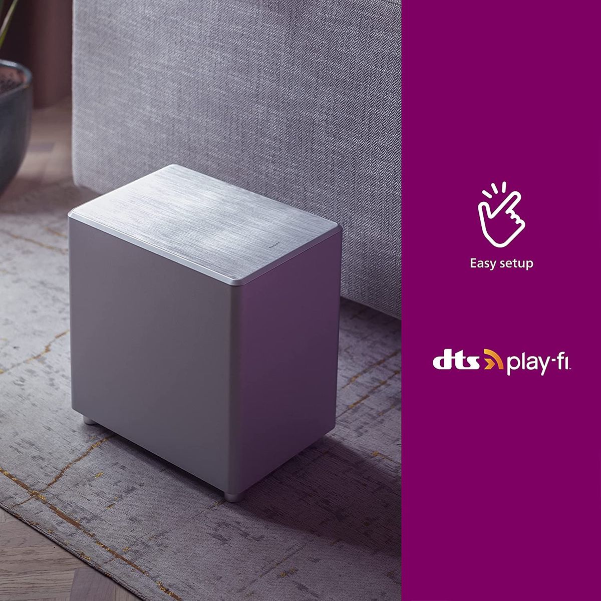 Philips TAW8506 Wireless Subwoofer 20cm Subwoofer für Philips TV 300 W DTS
