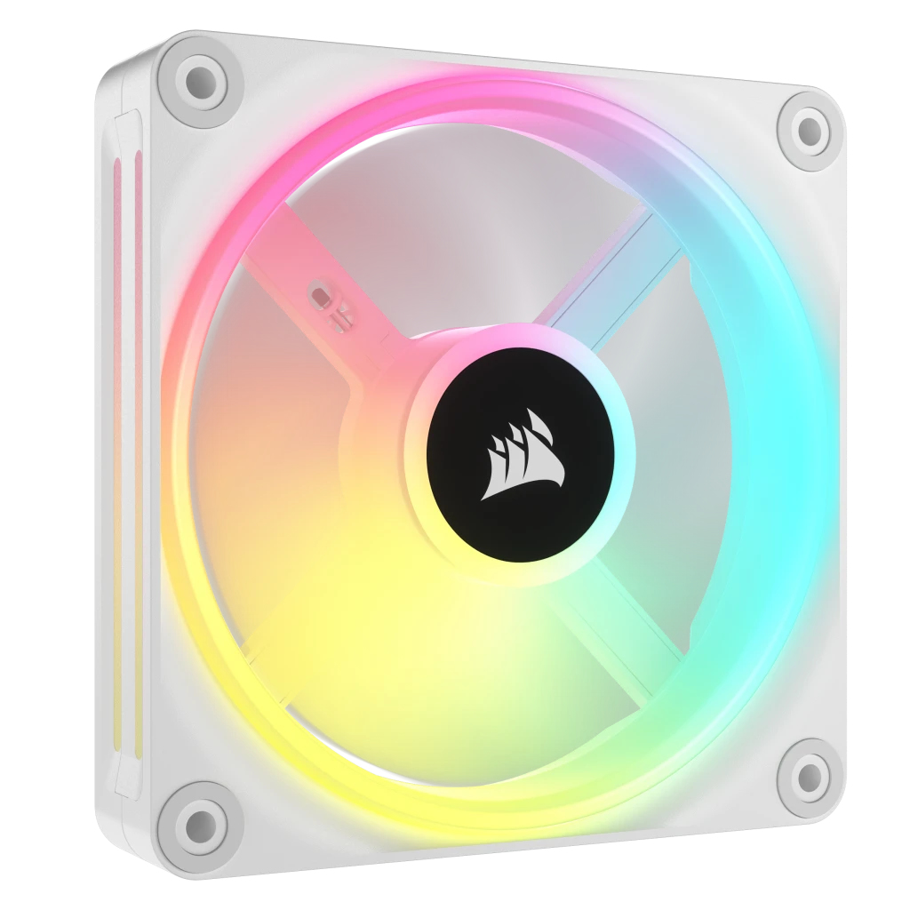 Corsair CO-9051005-WW Gehäuselüfter 120 mm RGB PWM 2400 RPM 63,1 CFM Weiß
