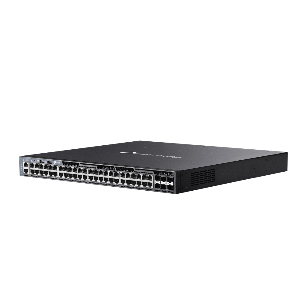 TP-Link Omada SG6654XHP Netzwerk-Switch Managed L3 Gigabit Ethernet (10/100/1000) Power over Ethernet (PoE) 1U Schwarz