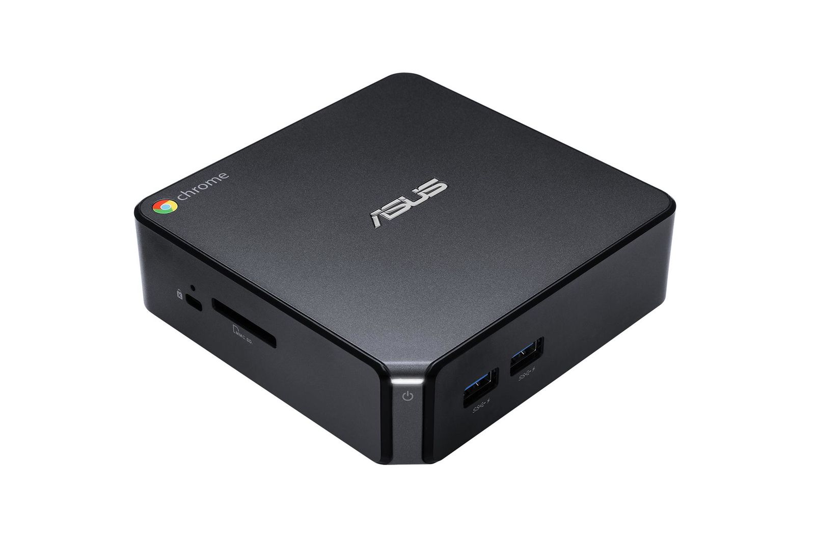 ASUS 90MS01B1-M00450 Chromebox 3 Mini-PC, Intel Core i7-8550U, 4 GB RAM, 32 GB SSD, ChromeOS, Schwarz