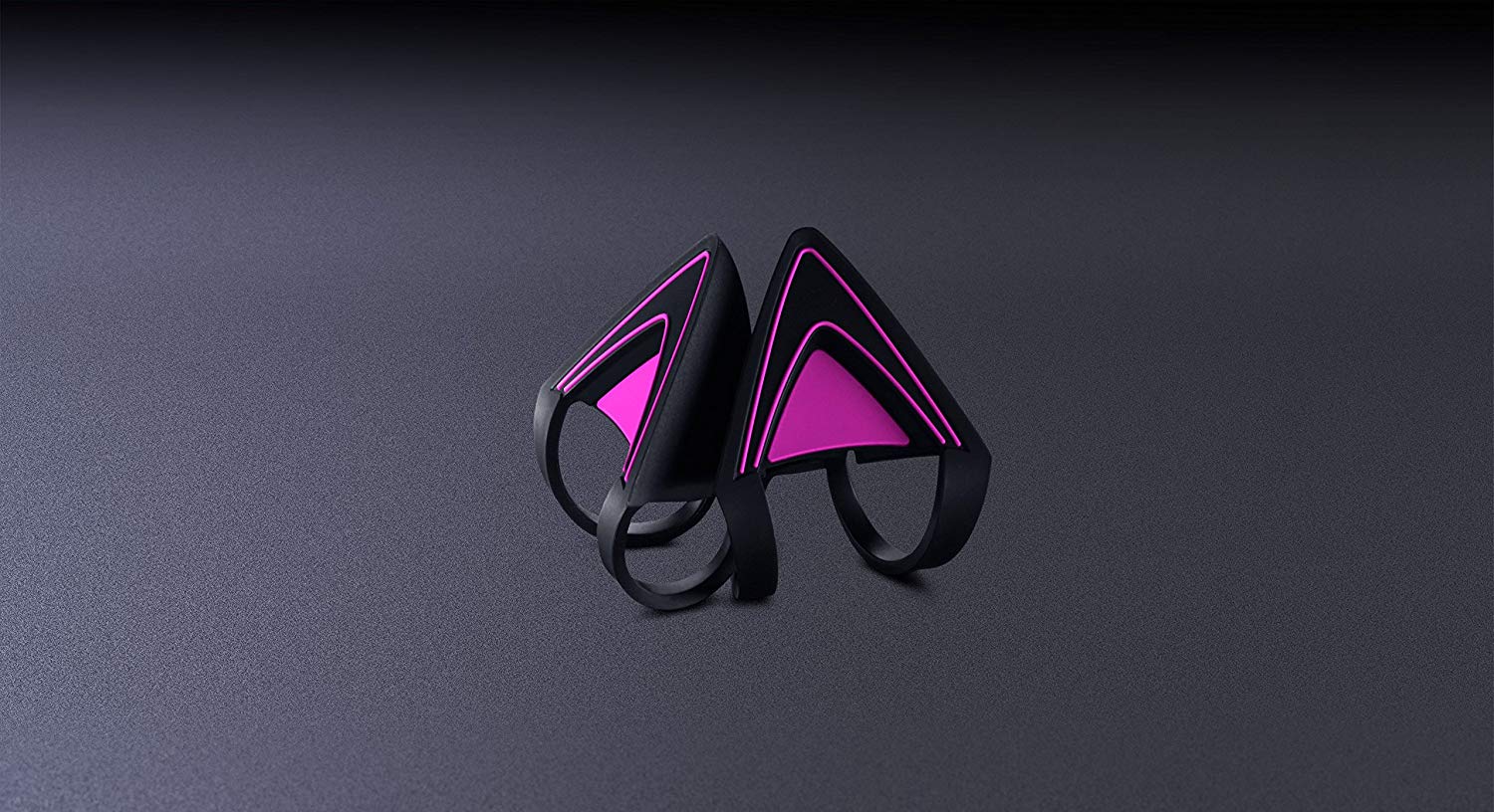 Razer Kitty Ears für die Kraken-Headsets Robust und Wasserfest in Neon-Lila