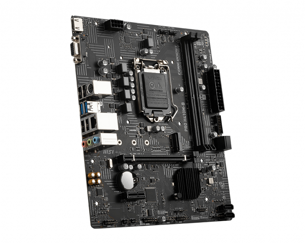 MSI PRO H410M-B Intel H510 LGA 1200 (Socket H5) micro ATX
