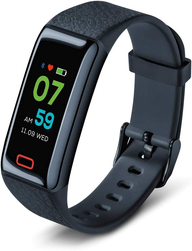Beurer AS 98 Aktivitätstracker, Fitnessarmband mit Pulsmessung und Schlafüberwachung, zur optimalen Bewegungskontrolle mit Touch-Farbdisplay und App 676.68