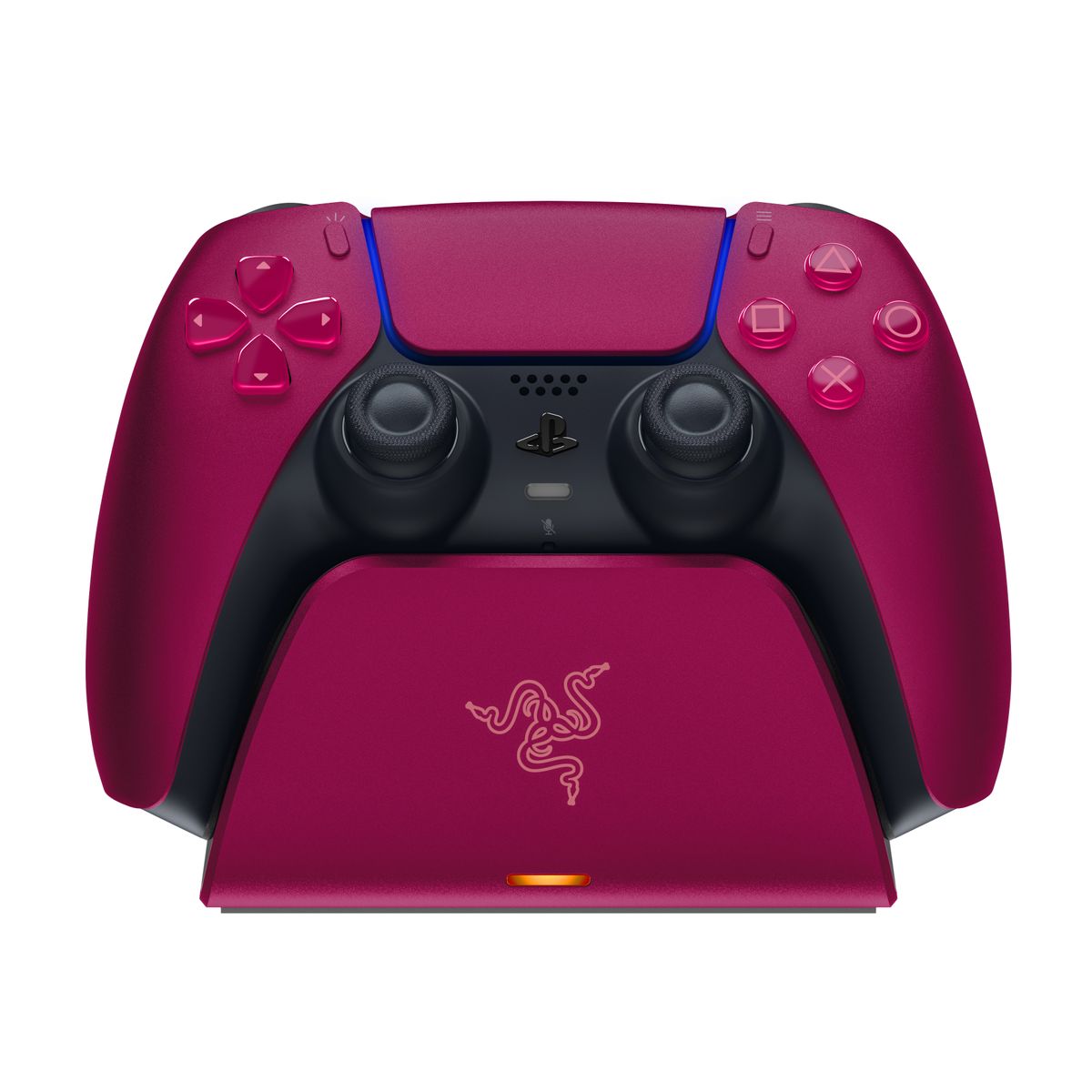 Razer Quick Charging Stand for PS5 Gaming Controller Schnellladestation Cosmic Red