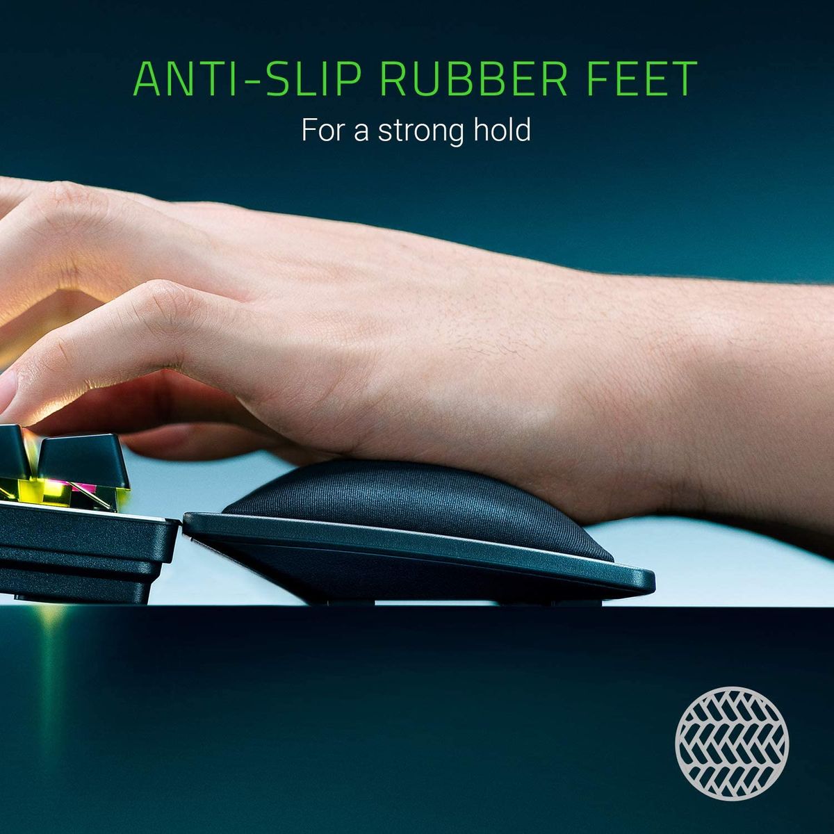 Razer Ergonomic Wrist Rest for Full-Sized Keyboards Handgelenkstütze 445x90x26mm