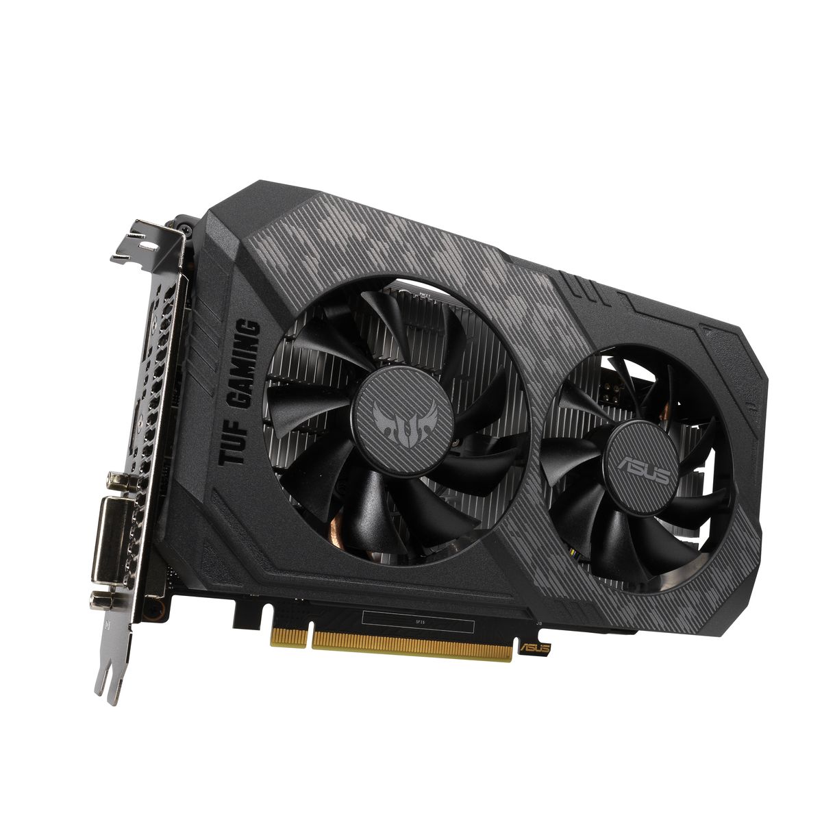 ASUS TUF-GTX1650-O4GD6-GAMING NVIDIA GeForce GTX 1650, 4 GB GDDR6, PCIe 3.0, HDMI 2.0b, DisplayPort 1.4, DVI-D, Dual-Fan, 204,5 mm