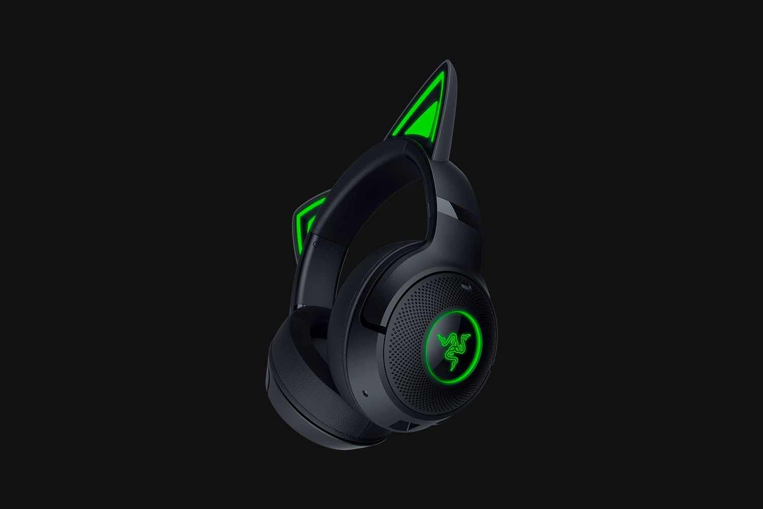 Razer Kraken Kitty V2 BT Kopfhörer Kabellos Kopfband Gaming Bluetooth Schwarz
