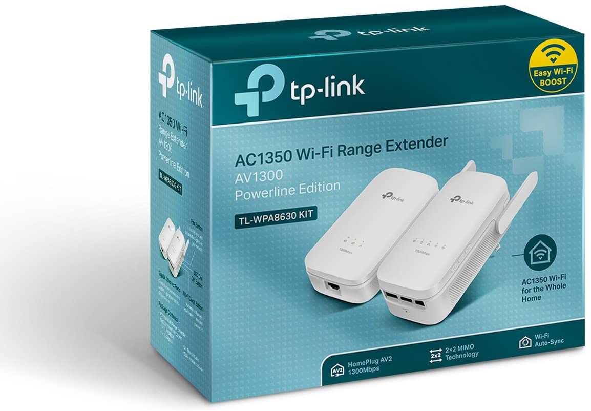 TP-Link TL-WPA8630 KIT 1300 Mbit s Built-in Ethernet Port WLAN 2 pieces