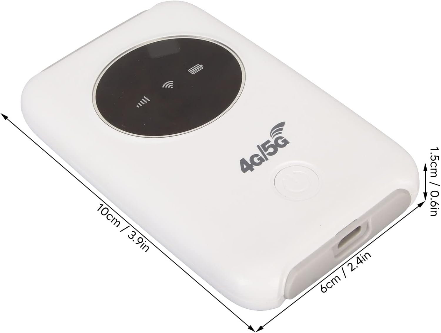 Yunseity 4G LTE USB-WLAN-Modem, 4G 300 Mbit/s Entsperrter WLAN-Modem-Router für Bis zu 10 Geräte, Mobiler WLAN-Router mit SIM-Karte für Party, Reisen, Geschäftsreise, Arbeit Usw