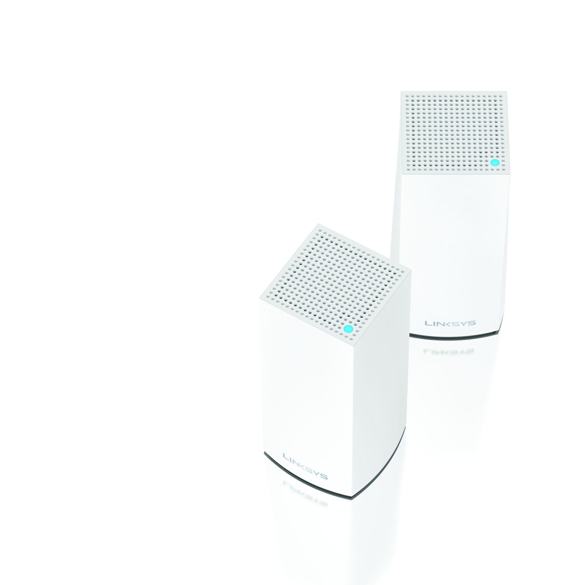 Linksys Atlas Pro 6 Velop Dual-Band-Mesh-WiFi 6-System (AX5400) WLAN-Router, Repeater, Extender mit bis zu 500 m² Funkabdeckung, 4-mal schneller, für mehr als 60 Geräte – 2er-Pack, Weiß AX5400 | Dual-Band 2 Pack | 2-3 Bedrooms Linksys Atlas Pro 6 Velop Dual-Band-Mesh-WiFi 6-System (AX5400) WLAN-Router, Repeater, Extender mit bis zu 500 m² Funkabdeckung, 4-mal schneller, für mehr als 60 Geräte – 2er-Pack, Weiß AX5400 | Dual-Band 2 Pack | 2-3 Bedrooms