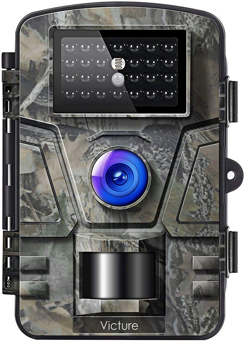Victure Wildlife Camera for Surveillance with Night Vision, Motion Sensor, Hunting Camera, 12MP, 1080P, 2.4-Inch LCD Screen, Waterproof