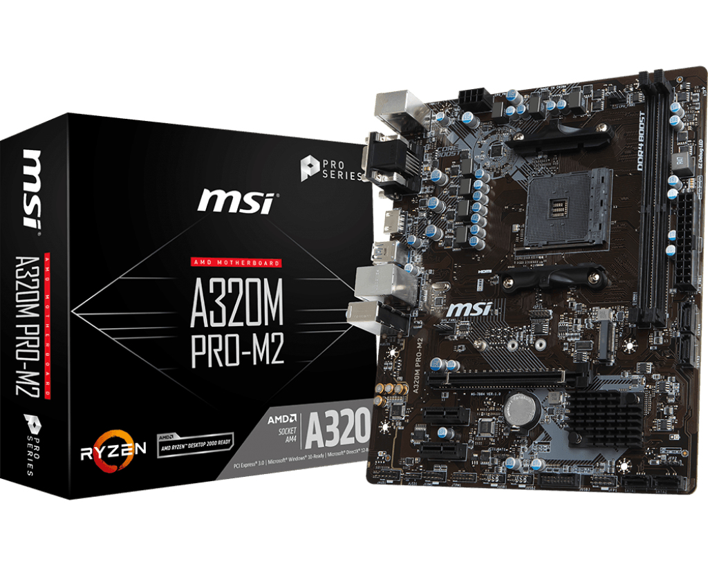 MSI A320M-A PRO-M2 AMD AM4Mainboard Sockel