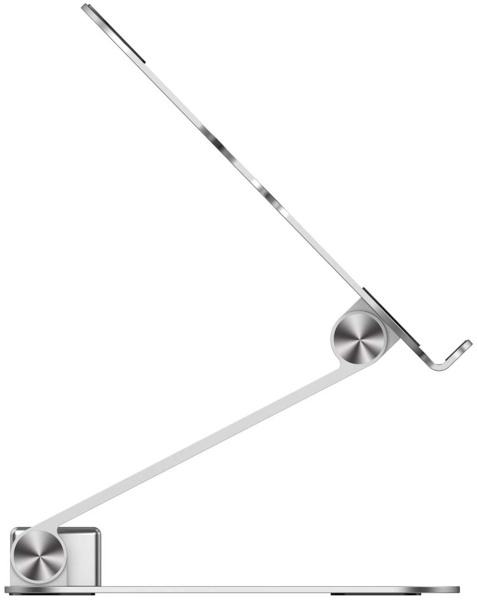 Rapoo UCS-5001 Laptop-Ständer mit magnetisch Abnehmbarer Dockingstation (1x HDMI, 1x LAN/Ethernet, 2X USB-A, 1x USB-C) USB-C Hub im Aluminium Design PC & Mac - Silber