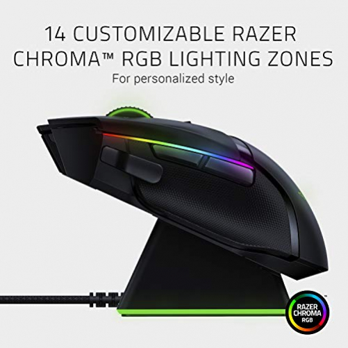 RAZER Basilisk Ultimate Wireless/Wired Ergonomic Optical Gaming Mouse 20.000 dpi