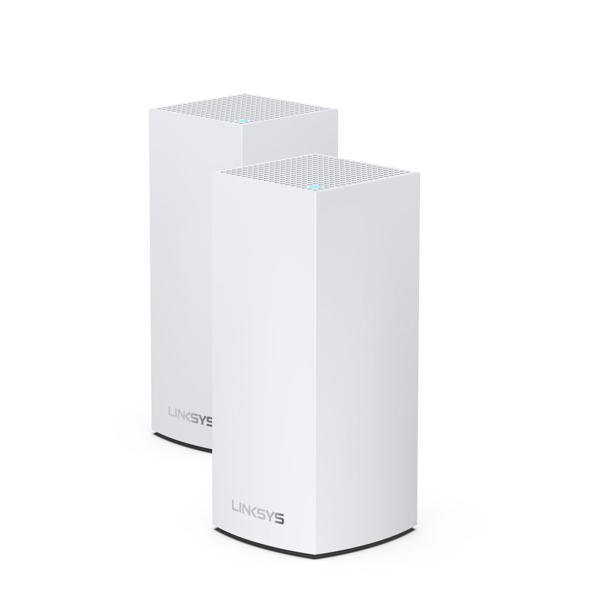 Linksys Atlas Pro 6 Velop Dual-Band-Mesh-WiFi 6-System (AX5400) WLAN-Router, Repeater, Extender mit bis zu 500 m² Funkabdeckung, 4-mal schneller, für mehr als 60 Geräte – 2er-Pack, Weiß AX5400 | Dual-Band 2 Pack | 2-3 Bedrooms