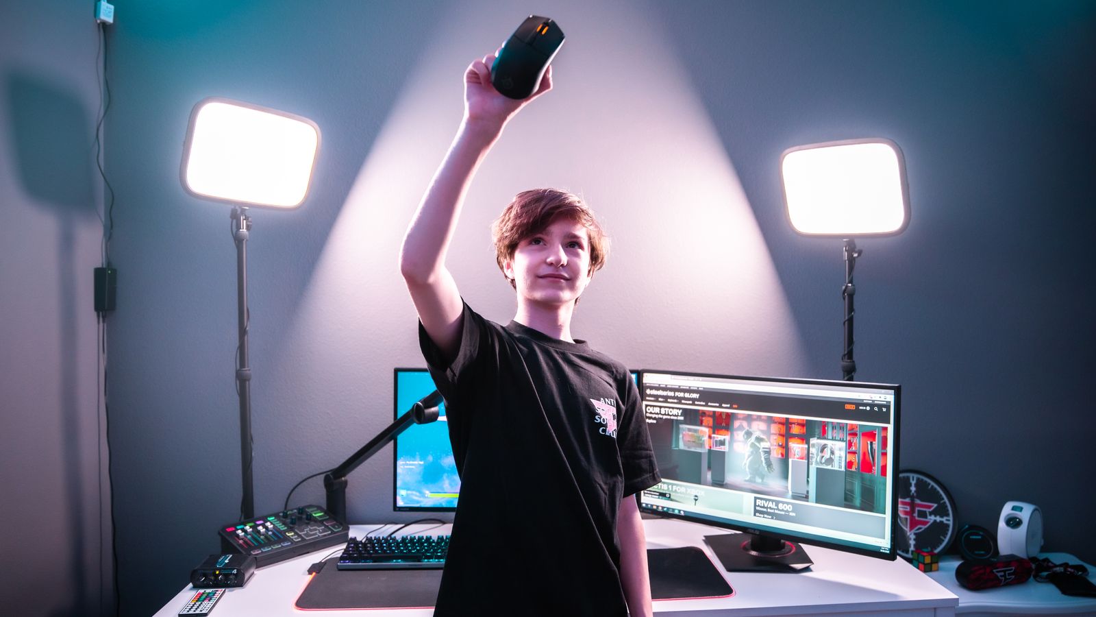 Steelseries Rival 3 Wireless Maus Gaming rechts RF Wireless + Bluetooth Optisch 18000 DPI