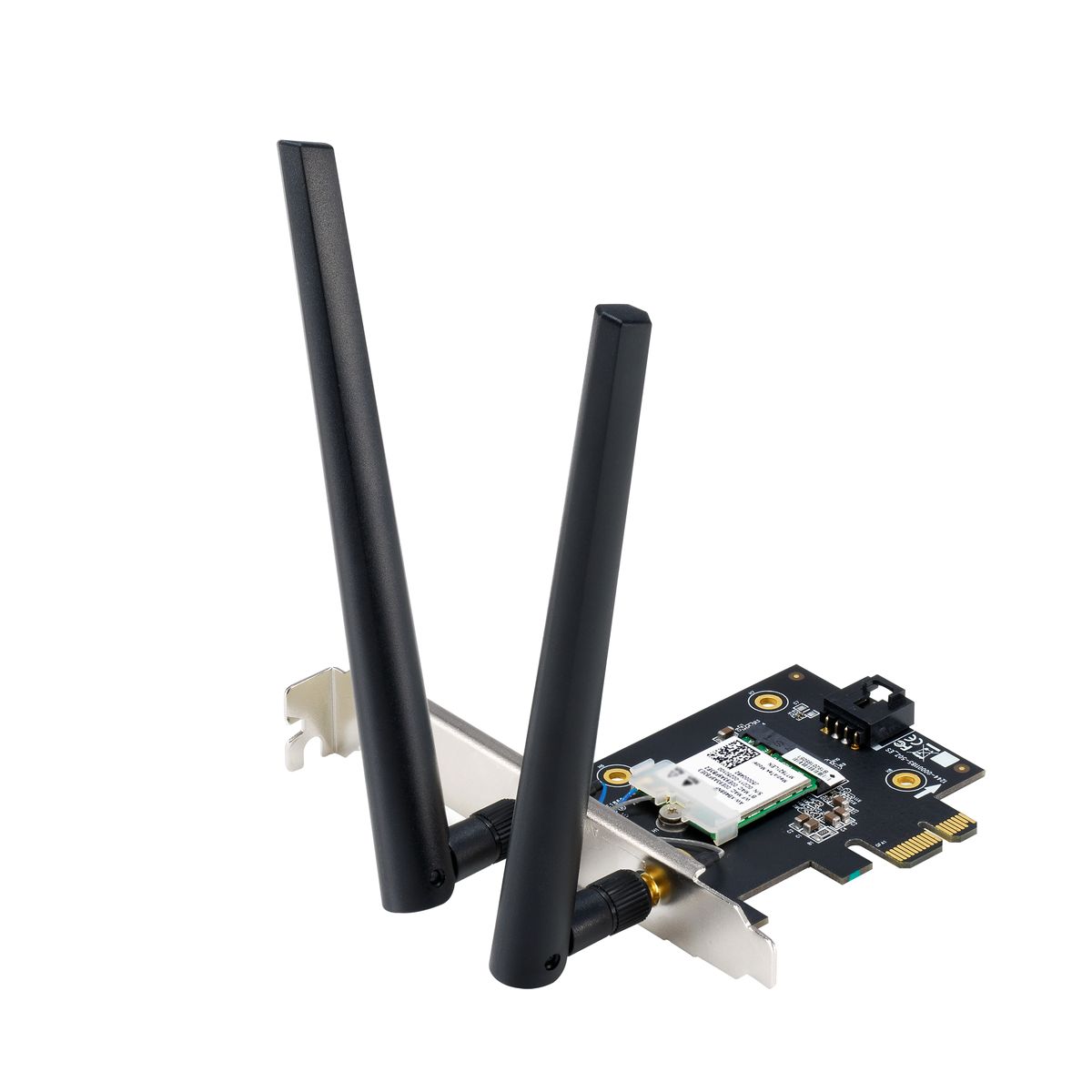 ASUS PCE-BE6500 PCIe WiFi 7 Karte, Tri-Band 2,4/5/6 GHz, 2882 Mbit/s, Bluetooth 5.4, PCIe x1, für PC