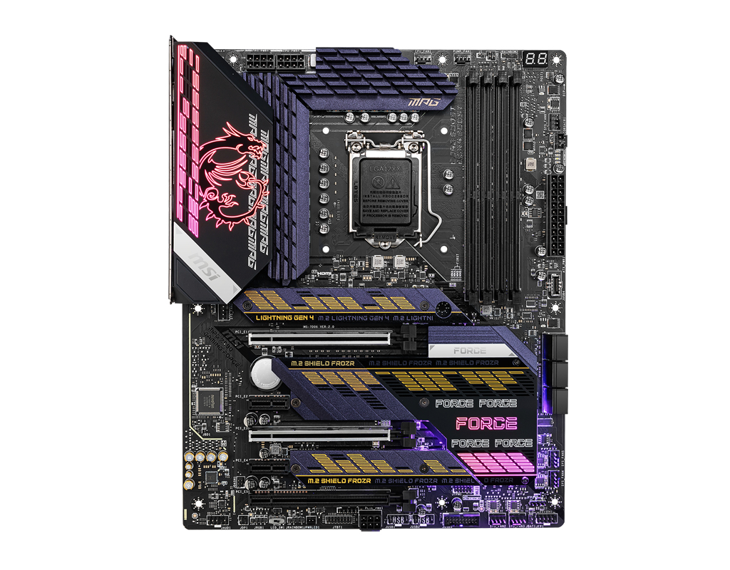 MSI MPG Z590 GAMING FORCE Motherboard Intel Z590 LGA 1200 ATX