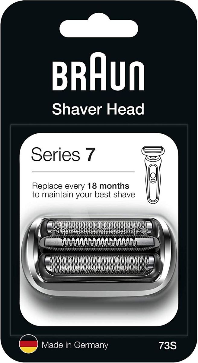 Braun Series 7 73S electric shaver replacement scissors, compatible with Series 7 shaver models from 2020, silver