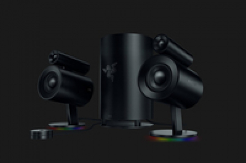 Razer Nommo Pro Gaming Speaker 2.1 Surround-Sound System BT USB 3.5mm Optical Multi-Plattform Black EU