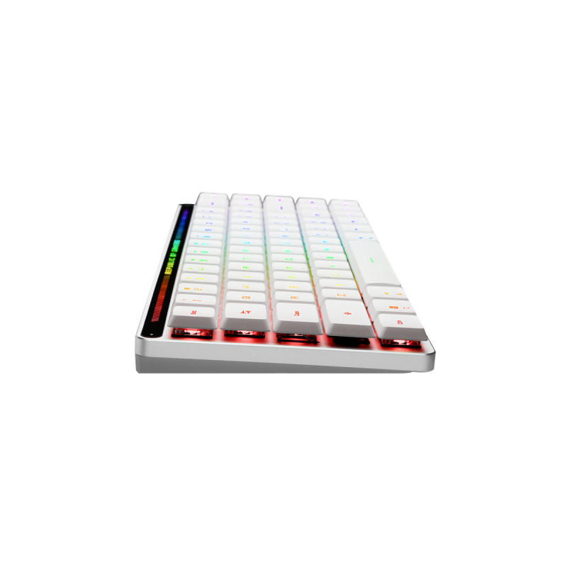 ASUS 90MP03EC-BKNA10 Gaming Tastatur 65% 68 Tasten USB + RF Wireless + Bluetooth Optische ROG RX Red RGB Weiß Nordisch Layout