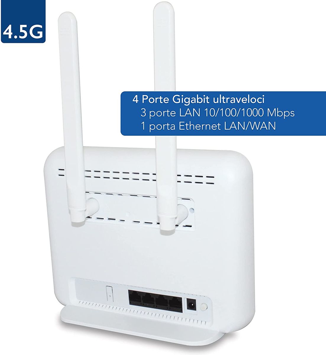 Digicom 4G+ LiteRoute Plus Router 4.5G 300Mbps WLAN AC1200 Dual-Band WAN Gigabit