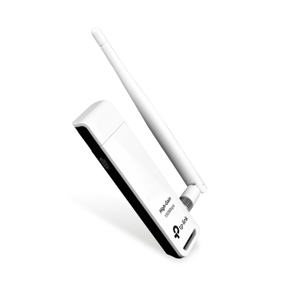 TP-Link TL-WN722N 150 Mbps High Gain Wireless USB Adapter - White V2 Version 150M