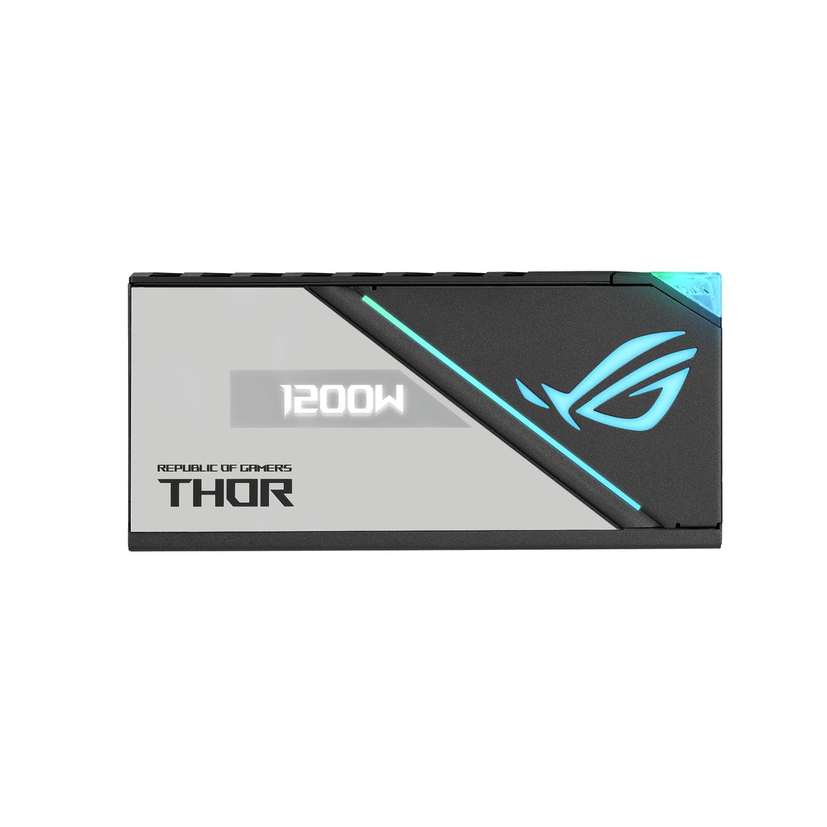 ASUS ROG Thor 1200W Platinum II PC-Netzteil, 80 PLUS Platinum, Voll modular, OLED Power Display, PCIe Gen 5.0 Ready, 24‑Pin ATX, Grau