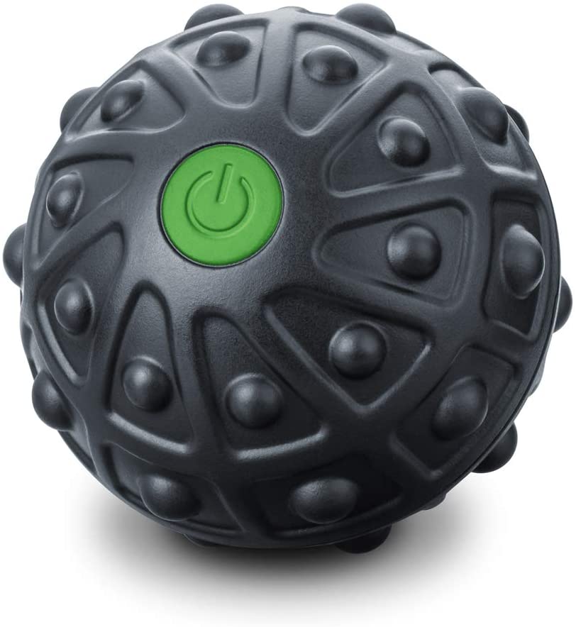 Beurer MG 10 massage ball with vibration, ergonomic shape and deep-acting surface structure, for targeted trigger point massage of tense muscle areas.