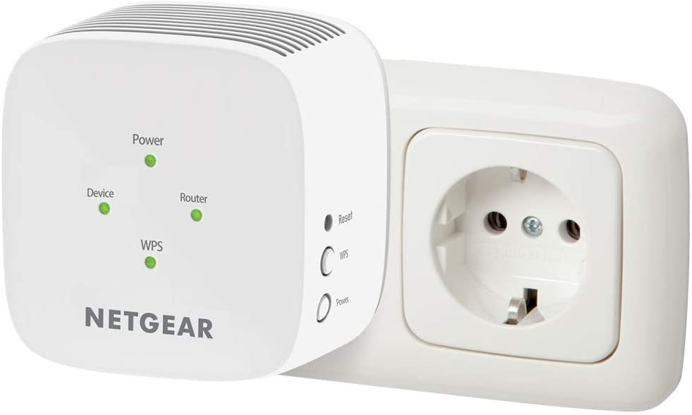 Netgear EX3110 AC750 Wireless Wi-Fi Repeater Dual Band Wi-Fi Extender Wi-Fi Amplifier Compatible Fiber Modem Adsl
