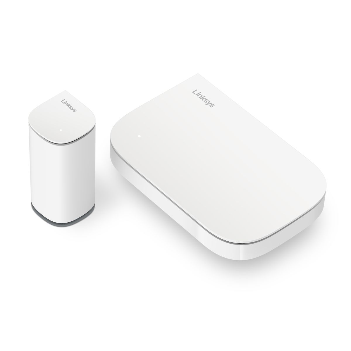 Linksys Velop Micro 6 Mesh-System Dual-Band 2,4/5 GHz Wi‑Fi 6 (802.11ax) 3000 Mbit/s Weiß, 2er Set, interne Antennen, Kombi-Stecker