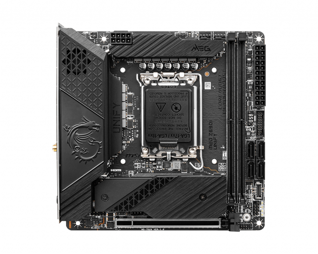 MSI MEG Z690I Unifiy, Intel Z690 Mainboard - Sockel 1700, DDR5
