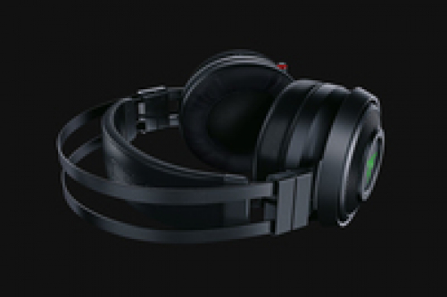 Razer Nari Gaming Headset 360° Surround-Sound Wireless RF + 3.5mm Chroma RGB for PC PS4* Black