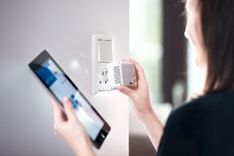 devolo dLAN 500 Wi-Fi Starter Kit PowerLan 2er Set UK