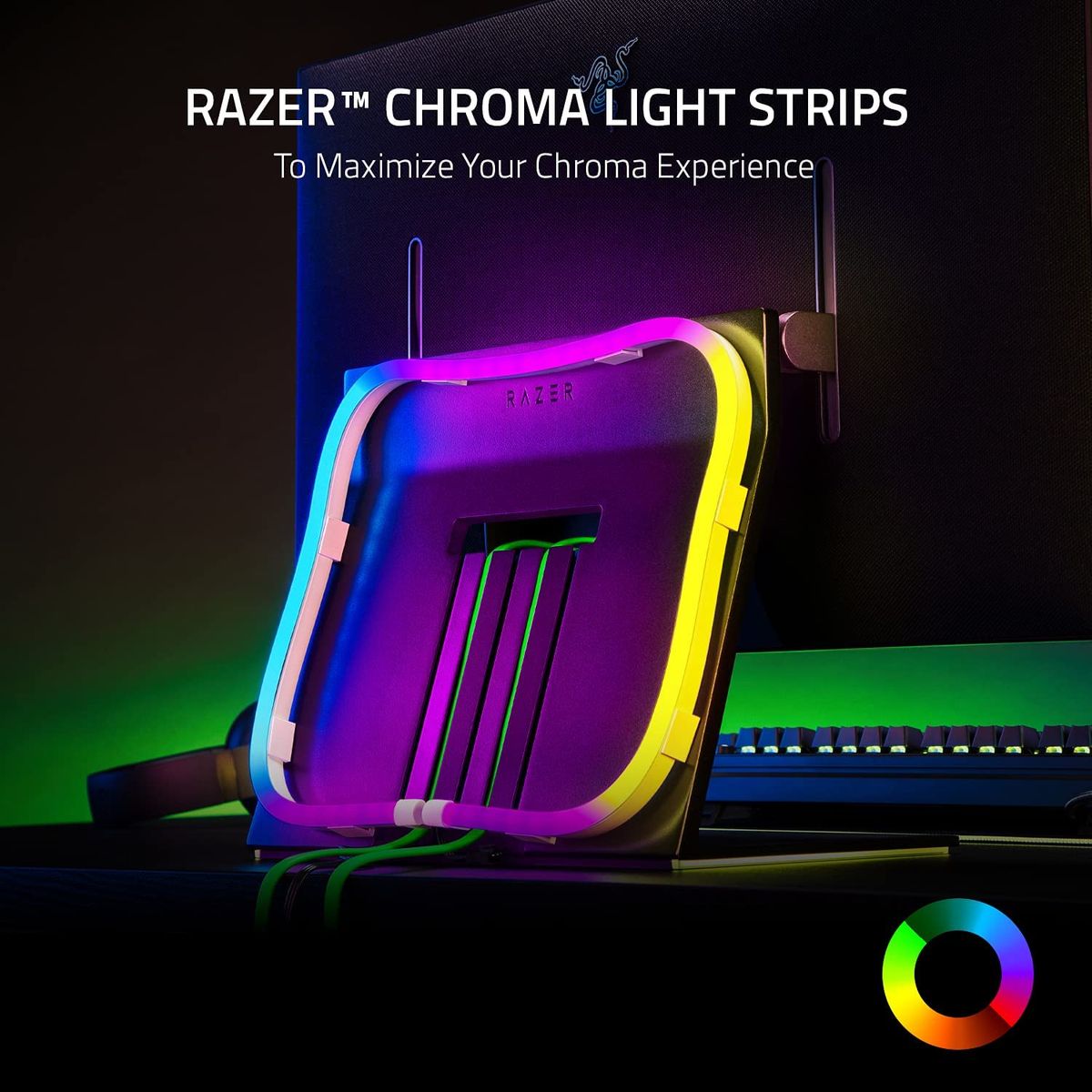 Razer Chroma Light Strip Expansion Kit ARGB Chroma LED Strips 1x 100cm 2x 50cm PC Customization