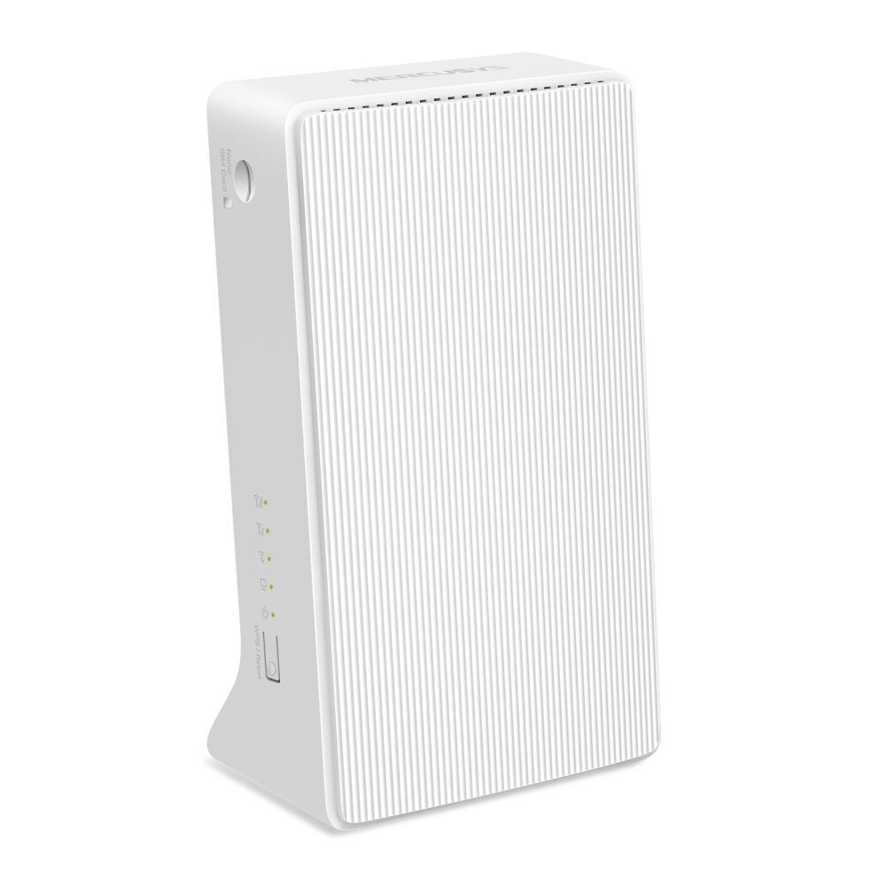 Mercusys MB112-4G V1.0 Mobiler 4G WLAN-Router, Einzelband 2,4 GHz, 300 Mbit/s, Schnelles Ethernet, NanoSIM, 2x LAN, Weiß, EU