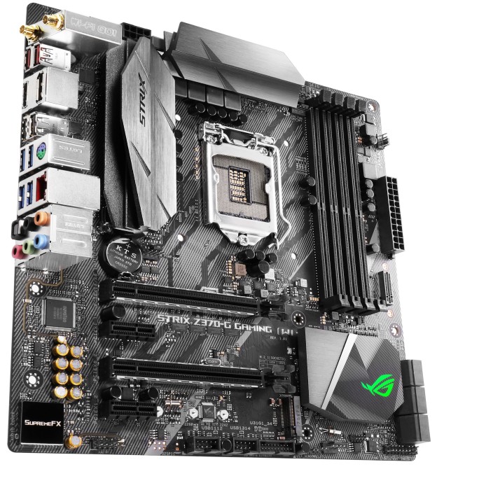 ASUS ROG STRIX Z370-G GAMING (WI-FI AC) Intel® Z370 LGA 1151 (Socket H4) micro ATX