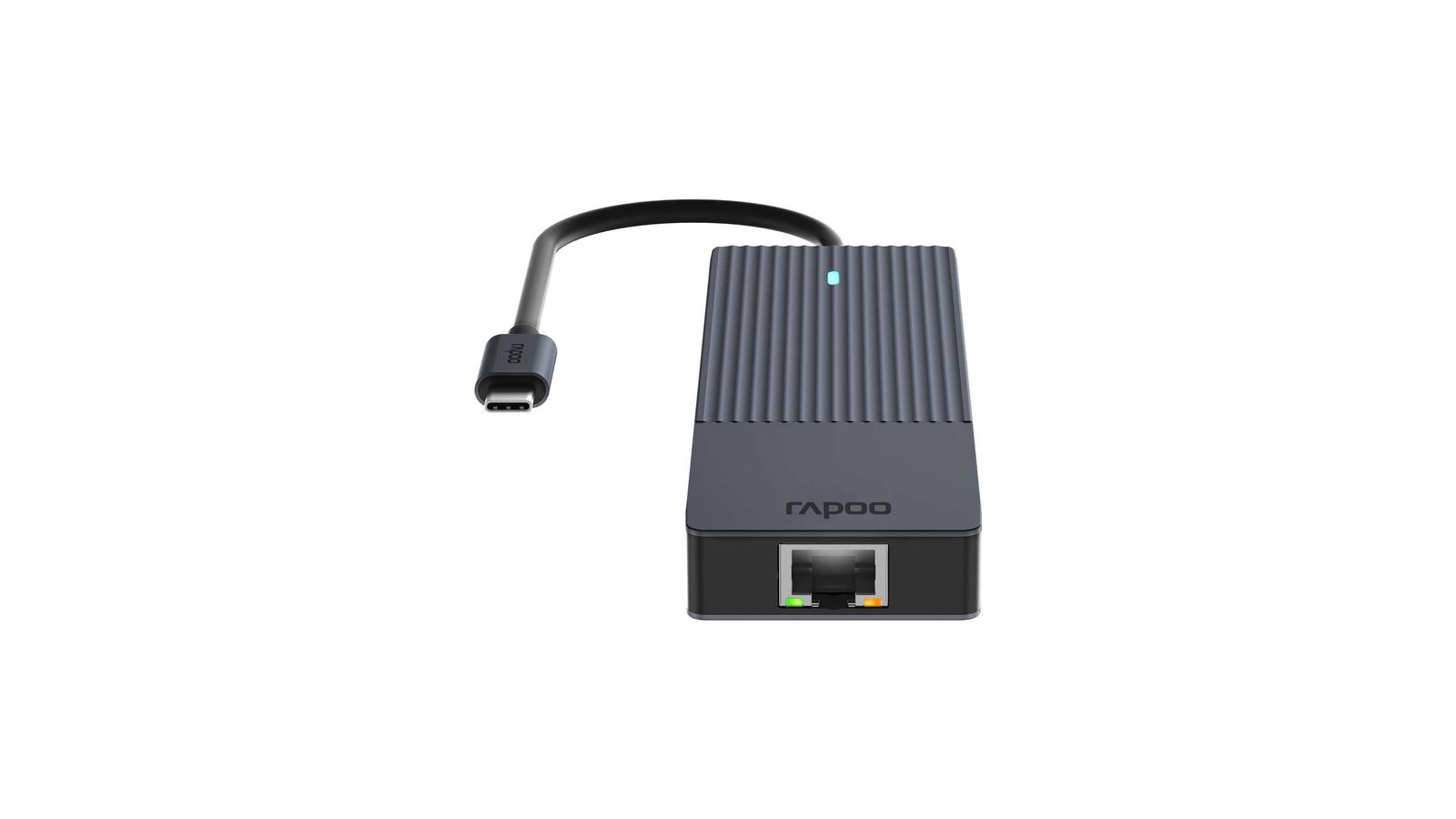 Rapoo UCM-2002 6-in-1 USB-C Multiport Adapter 100W Power Delivery HDMI LAN USB-C USB-A 3.0 v1.0
